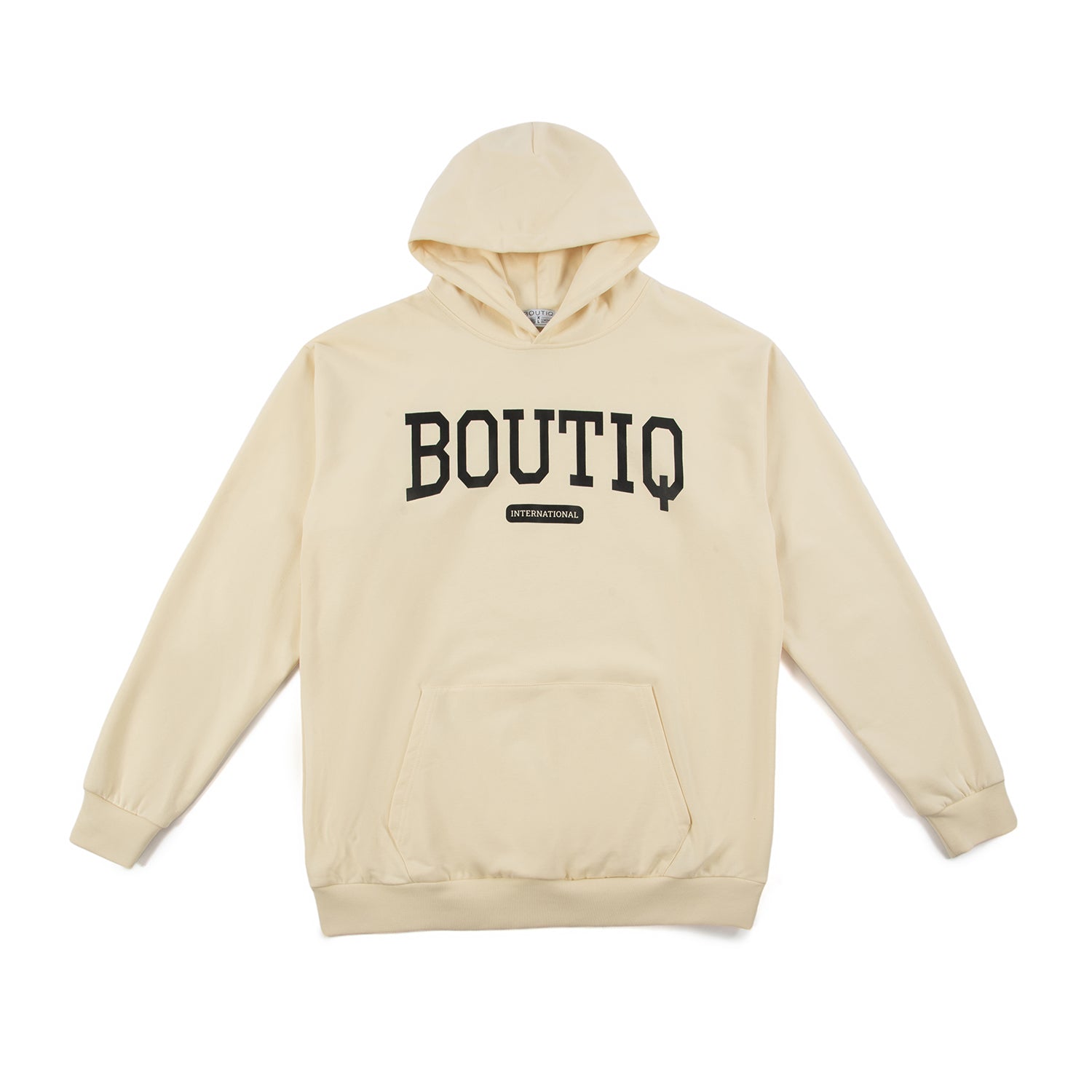 Hoodie College Beige