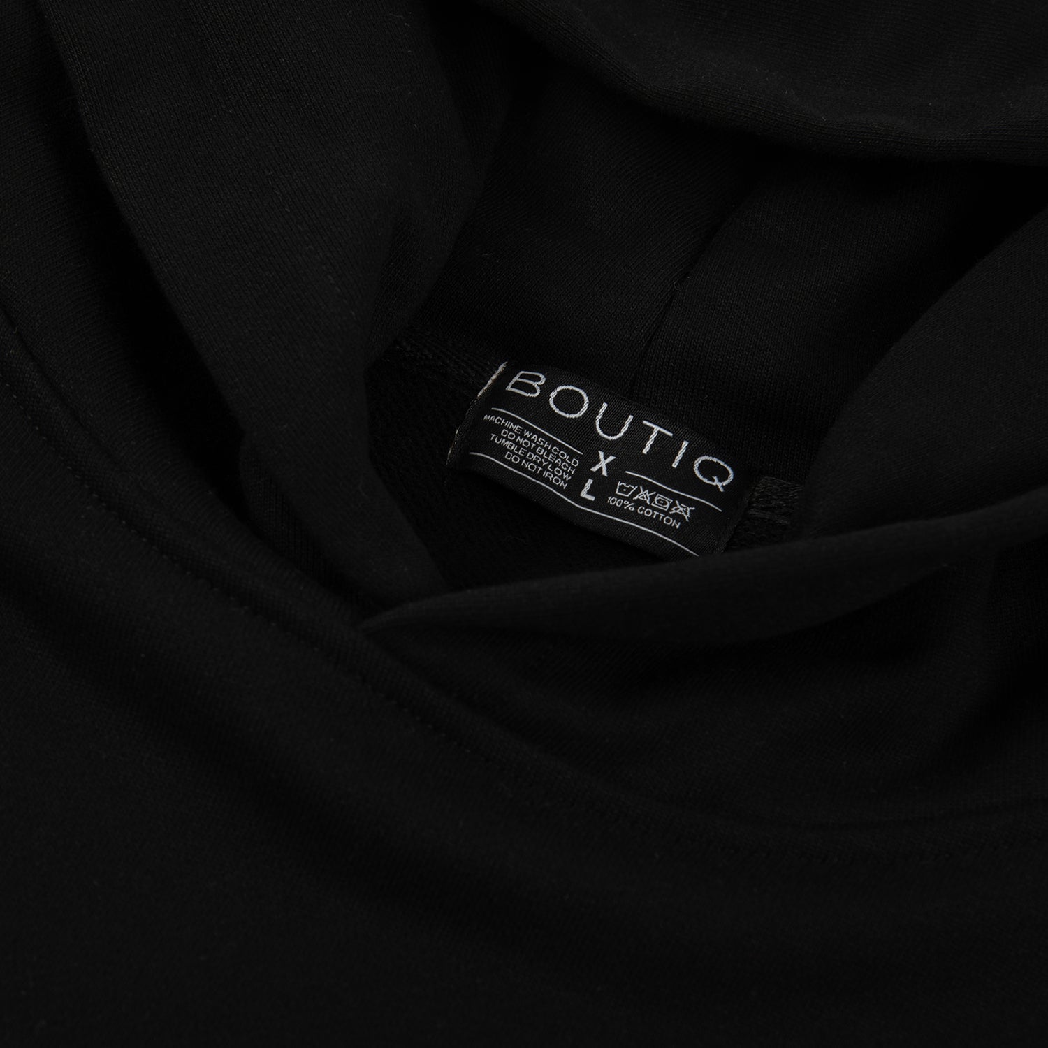 Hoodie College Black